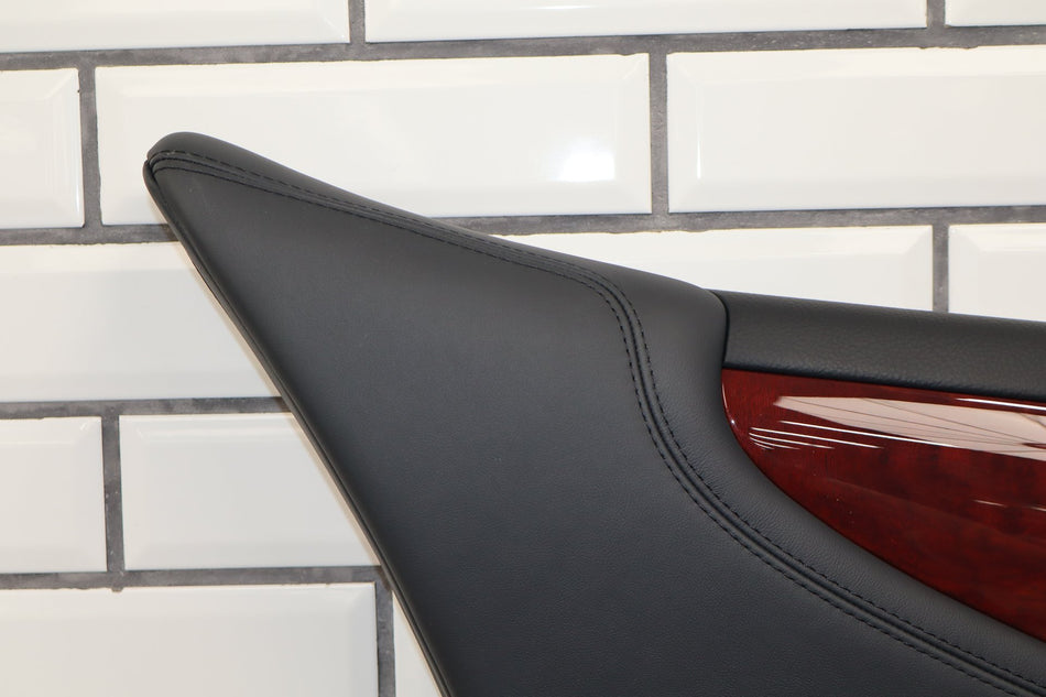 2007-09 Lexus LS460 SWB Left Rear Door Panel Black 20
