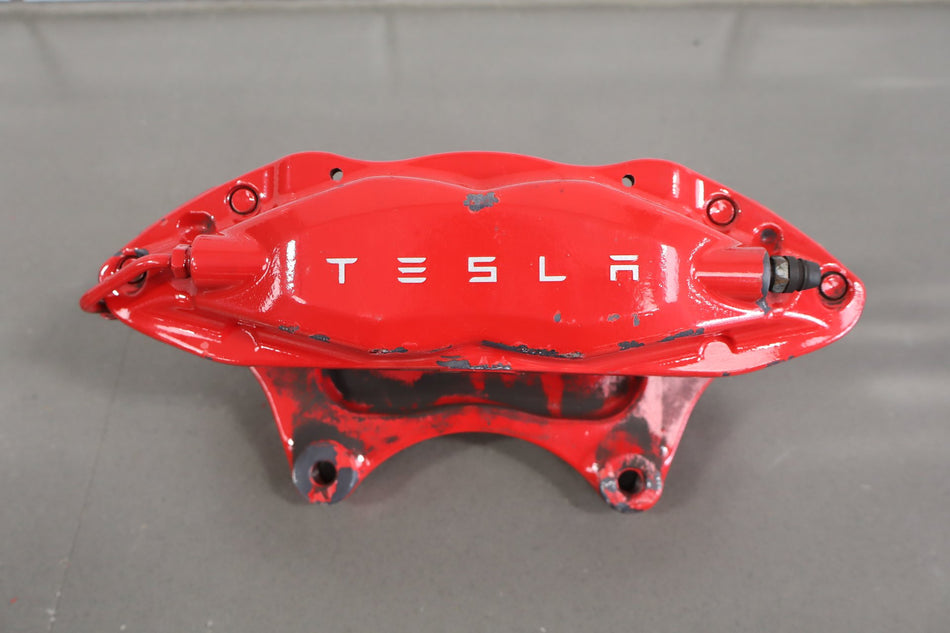 12-20 Tesla Model S Front Brembo Brake Caliper Set Left/Right OEM 4 Piston