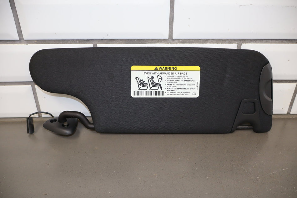 2008-14 Dodge Challenger R/T Sun Visor Pair Illuminated Dark Slate