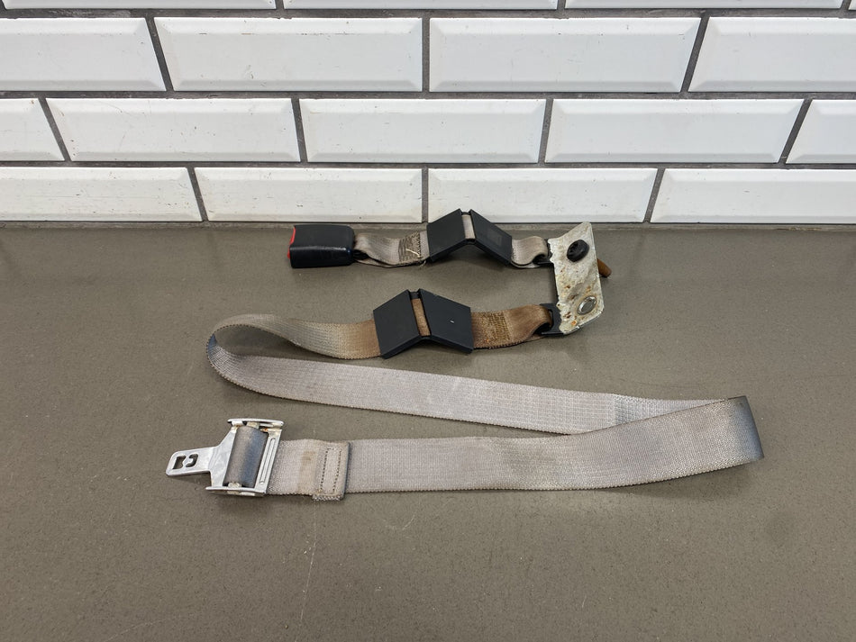 99-07 Ford F250 F350 Super Duty Crew Cab Rear Center Lap Seat Belt Gray
