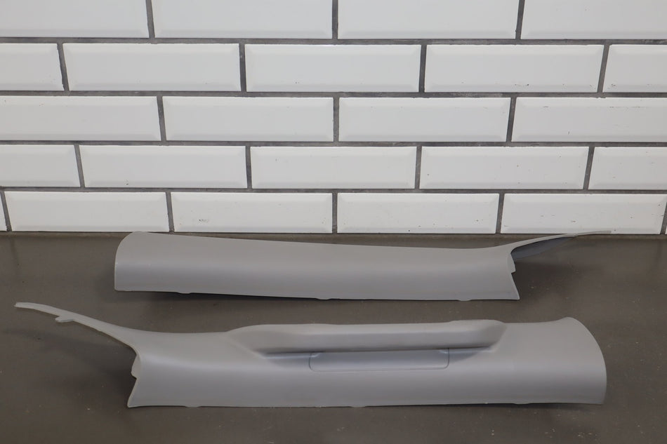 2014-2018 GMC Sierra 1500 Pair A Pillar Trim Jet Black H2U