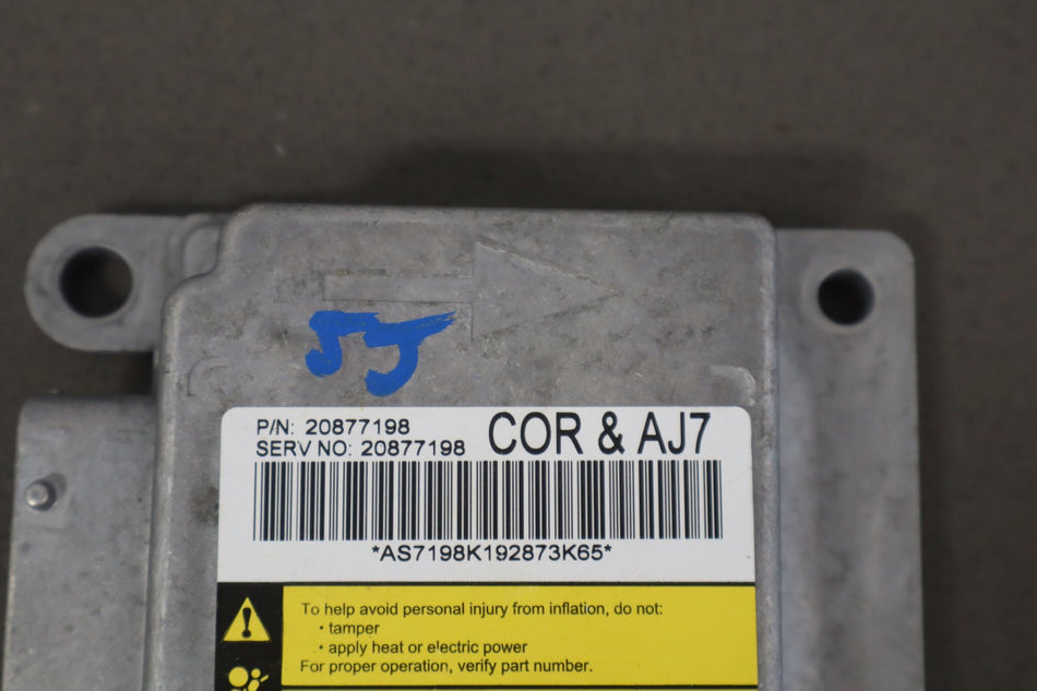 2010 Chevrolet Corvette- Airbag