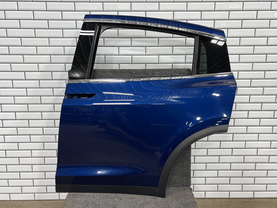 2016-2024 Tesla Model X Rear Left Falcon Door Panel Deep Blue