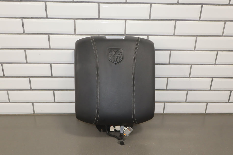 2018 Ram 1500 Rebel Black Leather Center Console Lid/ Arm Rest OEM