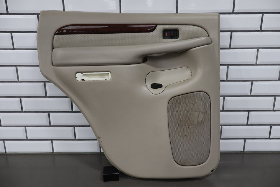 2002 Cadillac Escalade Luxury Left Rear Door Panel Shale 152