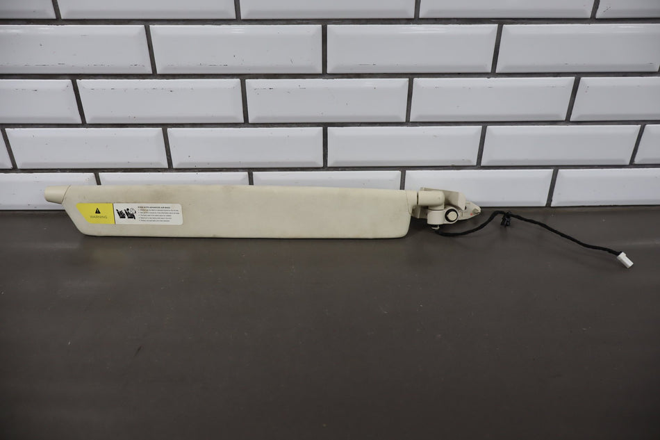 16-23 OEM Tesla Model X Front Left Driver Side Sun Visor Beige