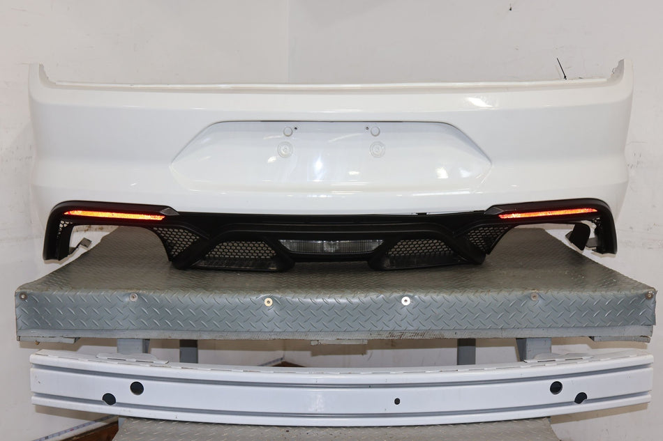2021 Ford Mustang Rear Bumper White YZ