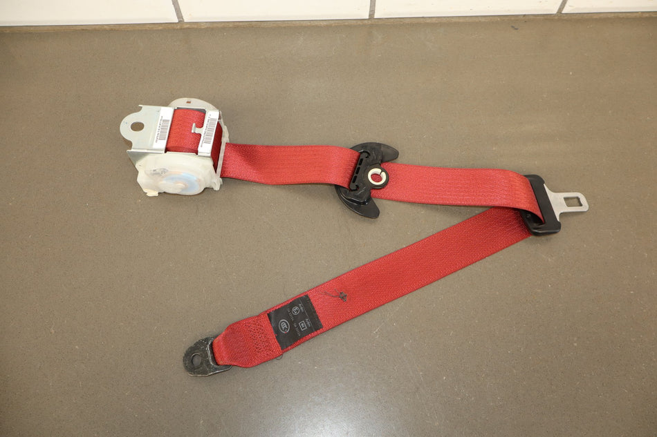 2015-23 Dodge Challenger RH Rear Seat Belt Ruby Red XC OEM