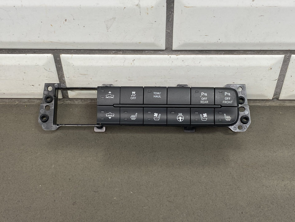 13-18 Ram 1500 Heated Vent Seat Switch Panel Tow Haul OEM