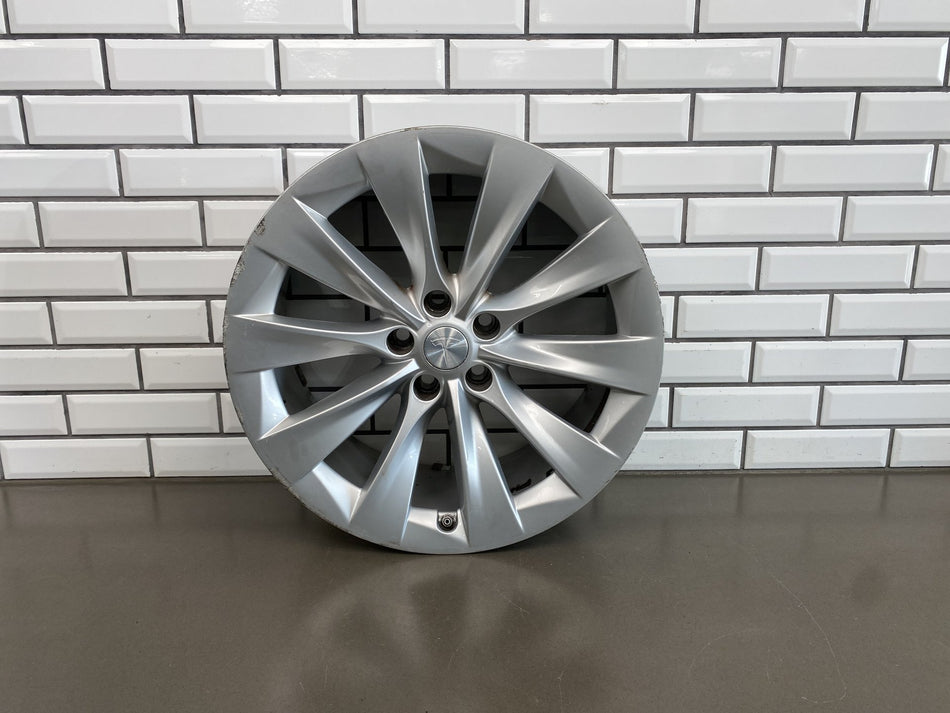 2016-2021 Tesla Model X 20x9 Front Slipstream Wheel/Rim OEM 1027244-00-B
