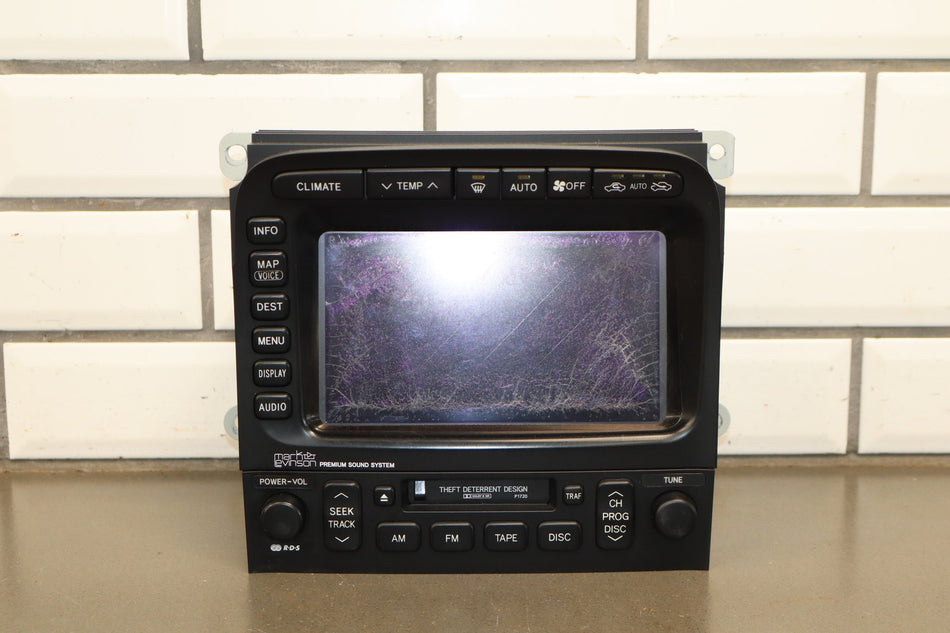 1998-2002 Lexus LX470 6CD AM/FM Radio Mark Levinson 8612060290 See Screen