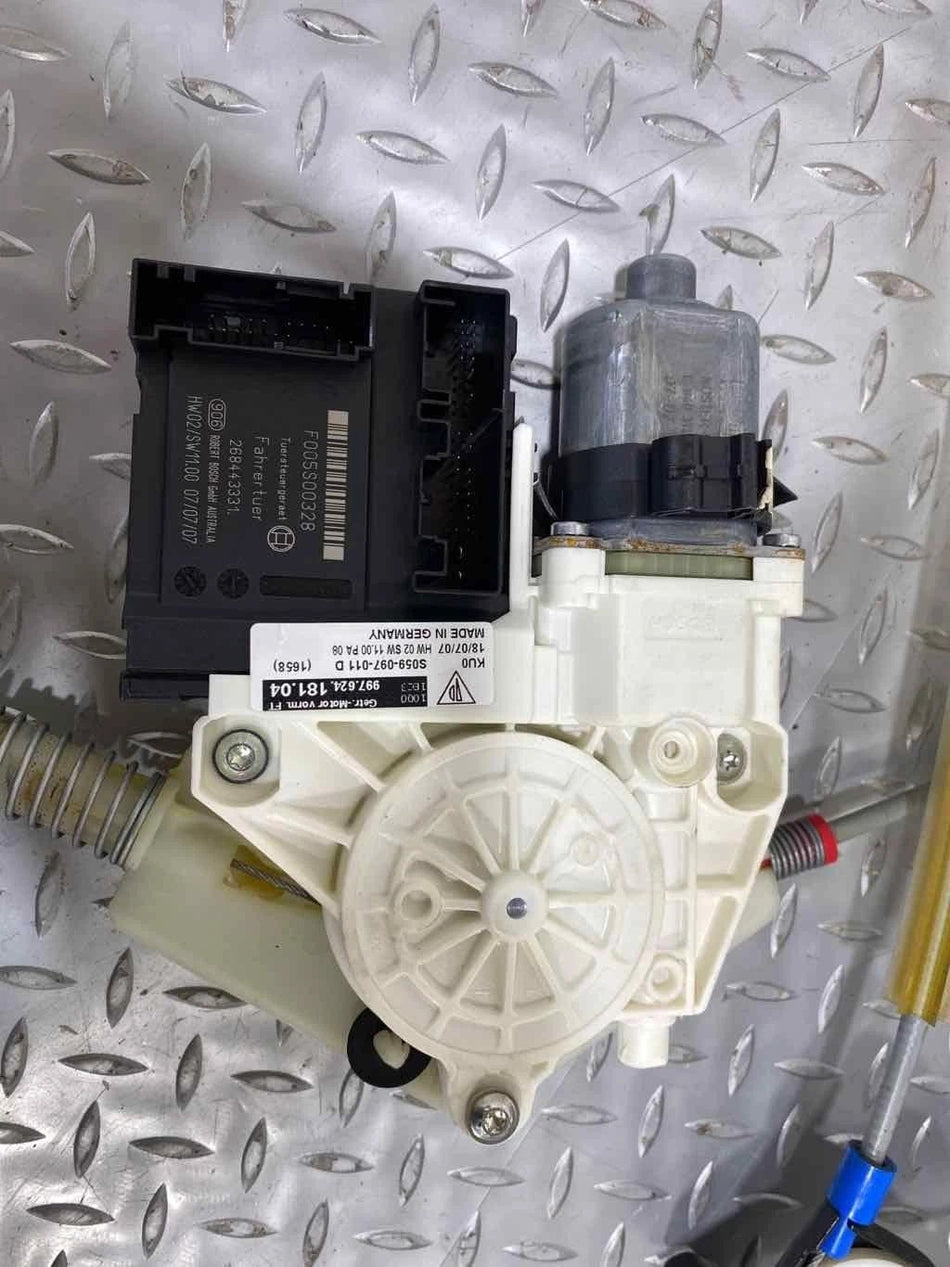 05-12 Porsche 911 997 Left Front Door Window Regulator