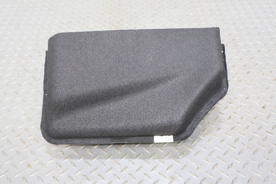 17-24 Porsche 718 Cayman Boxster Cubby Carpet Insert Pair (Black)