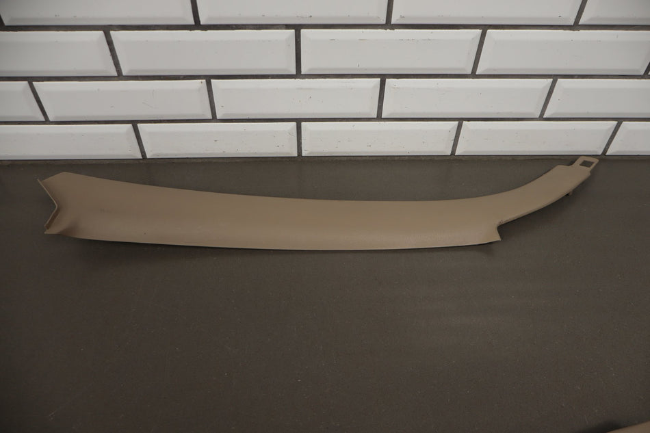 1998-2002 Isuzu Trooper Pair A Pillar Trim Beige