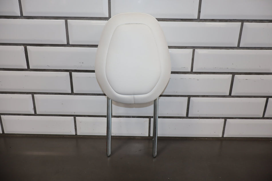2022-2026 Tesla Model S White Leather Front Headrest Assembly OEM