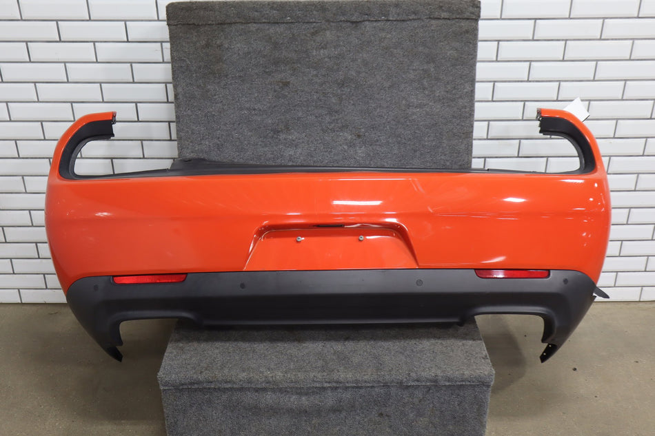15-23 Dodge Challenger SRT Rear Bumper with Park Assist/Diffuser Go Mango PVP