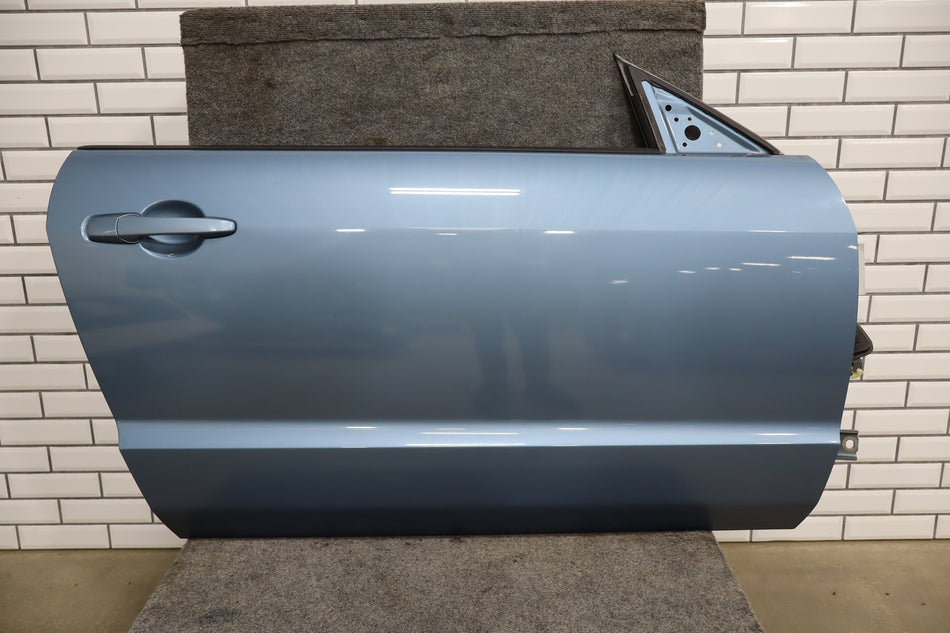 2005-2009 Ford Mustang Right Front Door Windveil Blue P3 Convertible