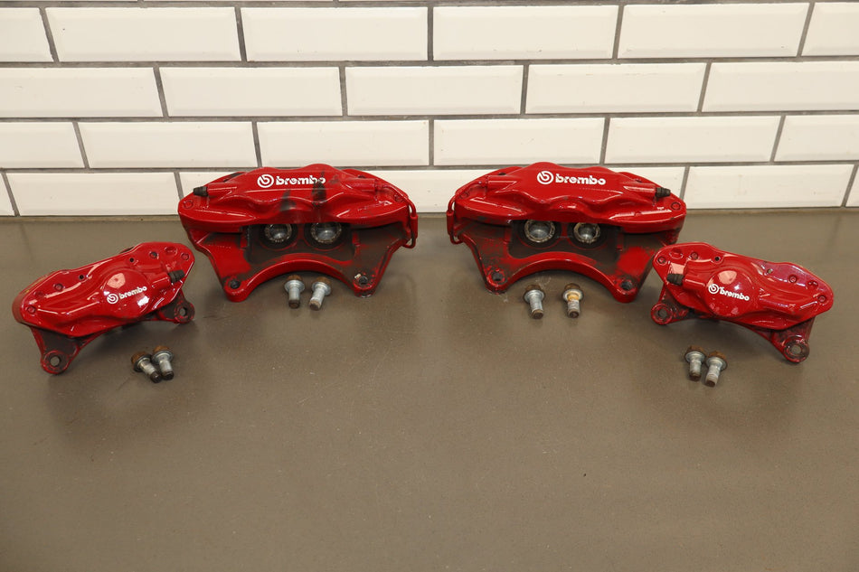 08-15 Mitsubishi Lancer Evo X Brembo Red Caliper Set x4