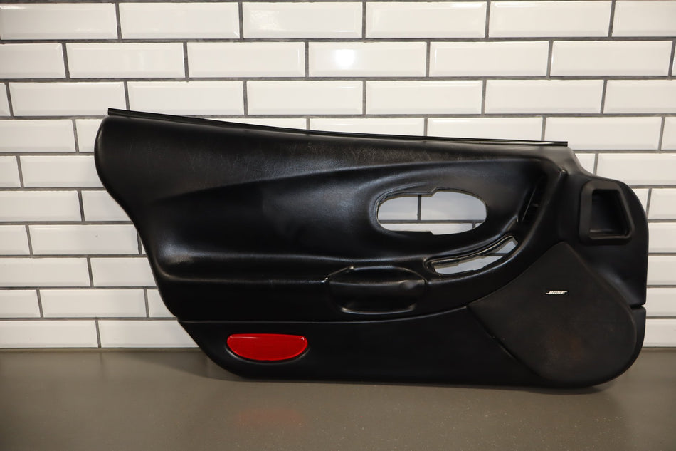 1997-2004 Chevrolet Corvette C5 Left Front Door Trim Panel Black