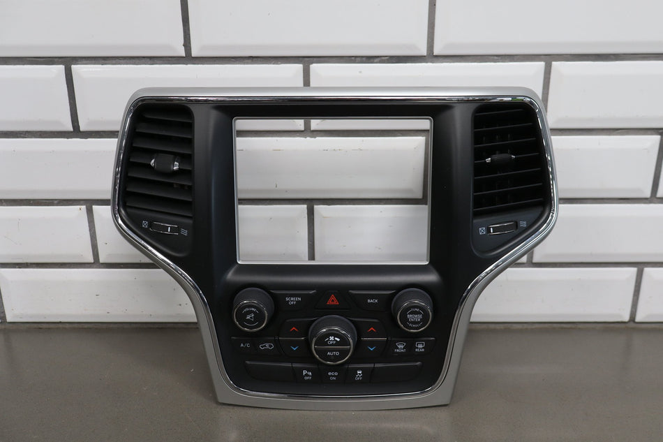 2014-17 Jeep Grand Cherokee SRT 8.4 Radio Bezel Climate