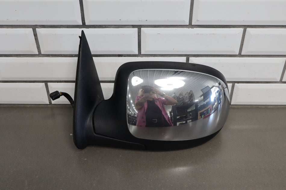 99-02 Chevy Silverado GMC Sierra Left LH Power Chrome Door Mirror GMT800