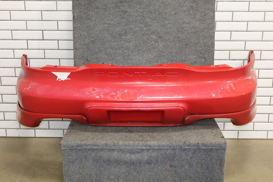 1996-2002 Pontiac Firebird Rear Bumper W68 Sport Appearance Bright Red