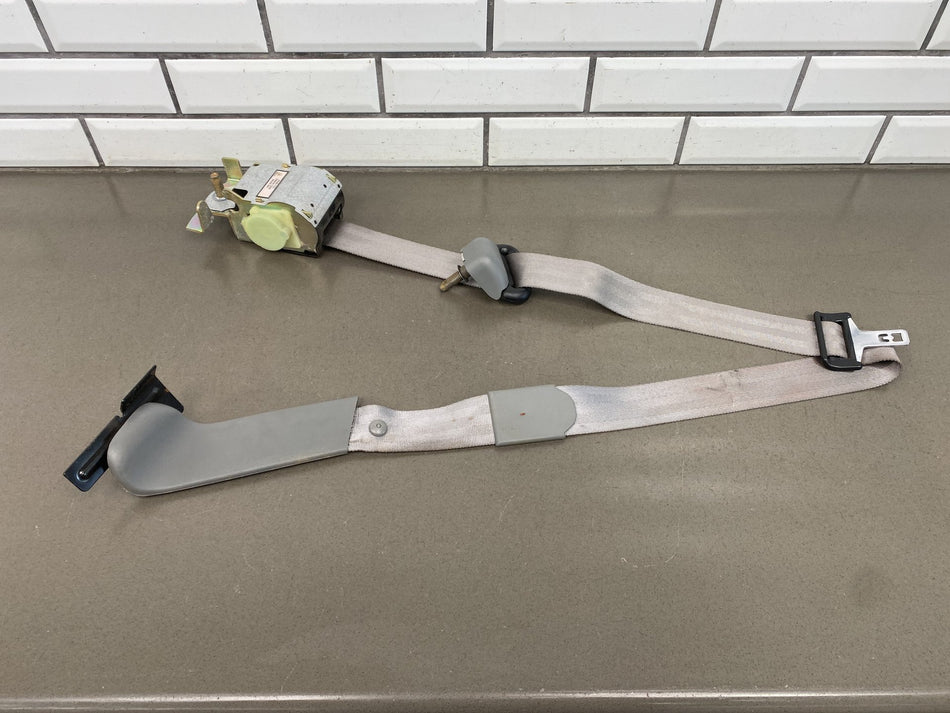 99-07 Ford F250 F350 Super Duty Crew Cab Passenger Right Rear Seat Belt Gray