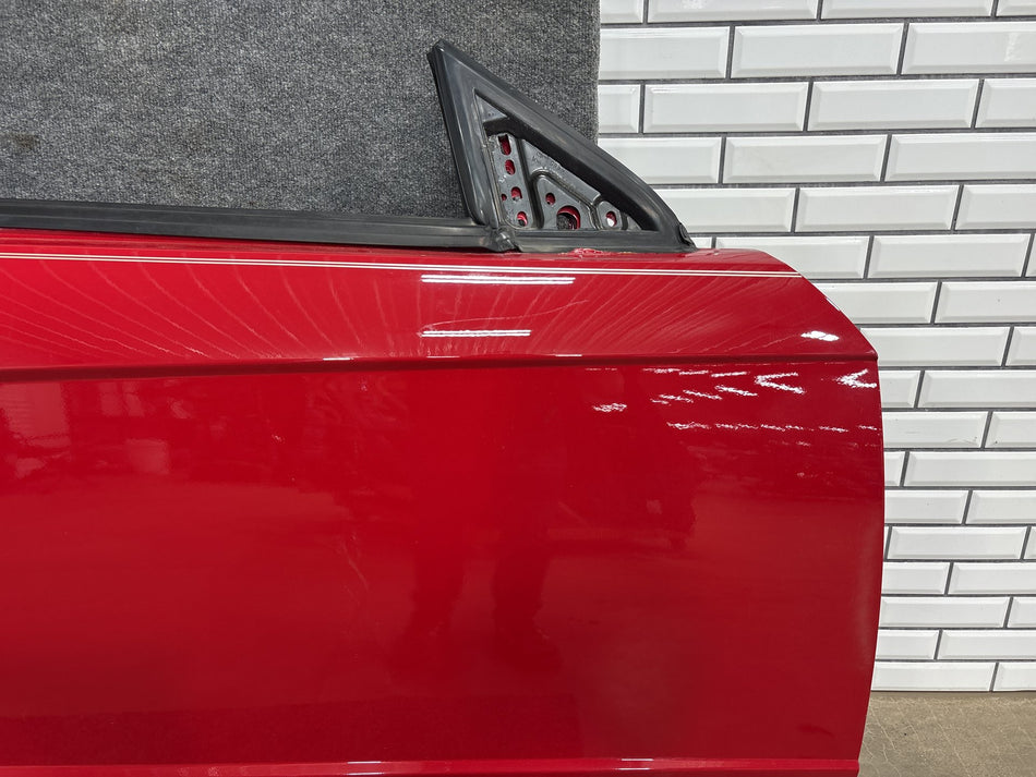99-04 Ford Mustang Convertible Passenger Right RH Front Door Vermilion Red E8