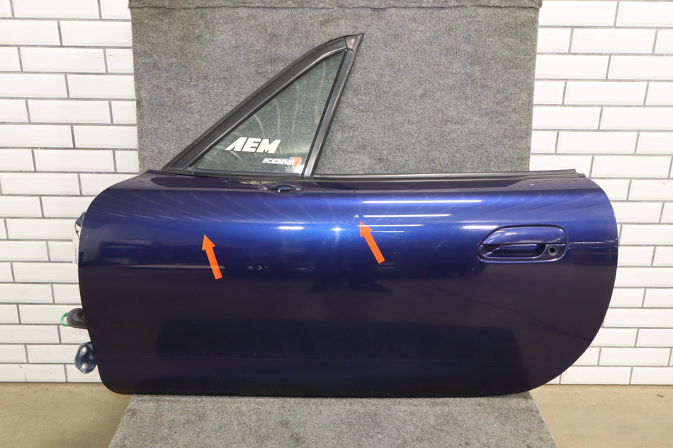 2001-2005 Mazda Miata Left Front Door Strato Blue 25E