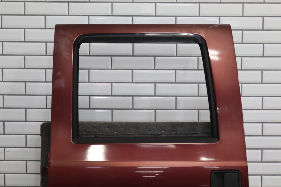 1999-2007 Ford F-250 Super Duty Left Rear Door Dark Toreador Red Rust Free