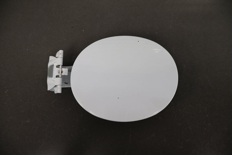 04-08 Mazda RX-8 (SE3P) Fuel Filler Door Gas Lid OEM Crystal White Pearl 34K