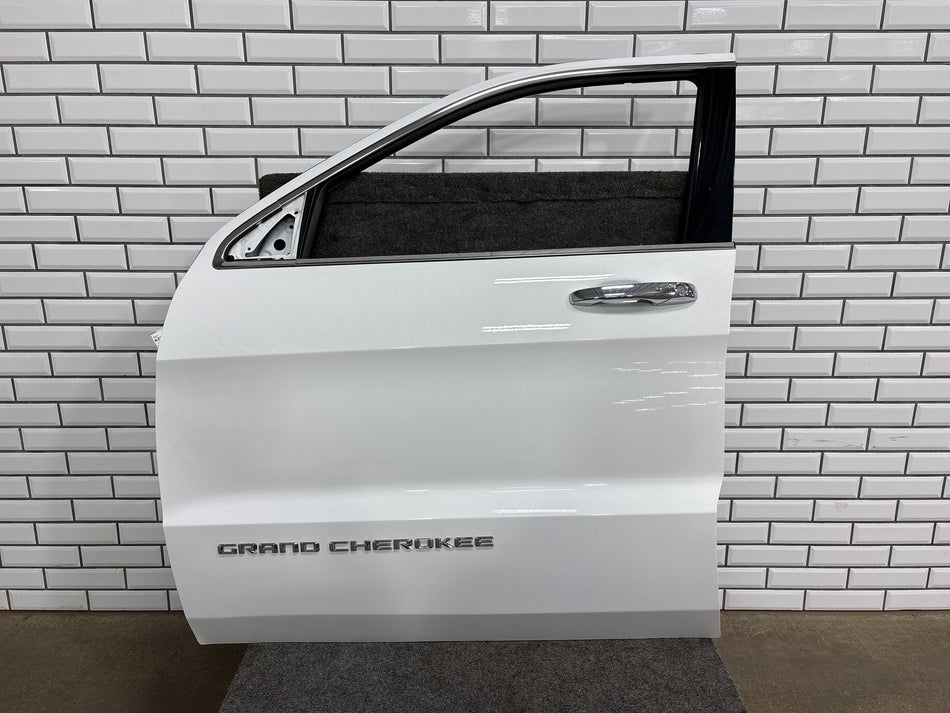 2011-2022 Jeep Grand Cherokee LH Driver Left Front Door Bright White PW7