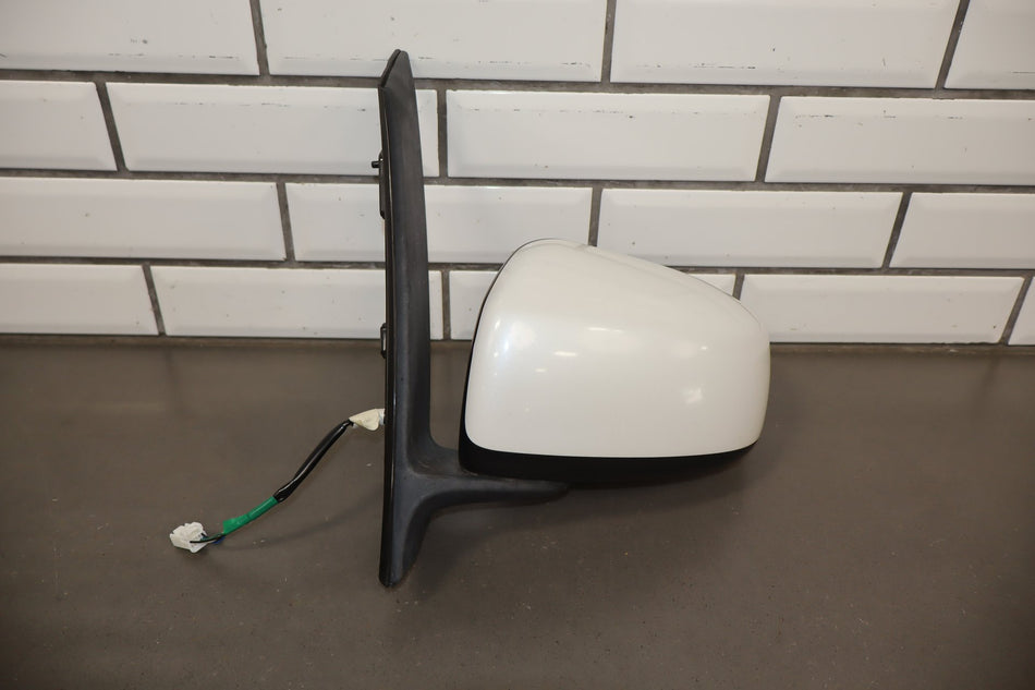 2012-2014 Mitsubishi i-MiEV Left Door Mirror Diamond White Pearl W13