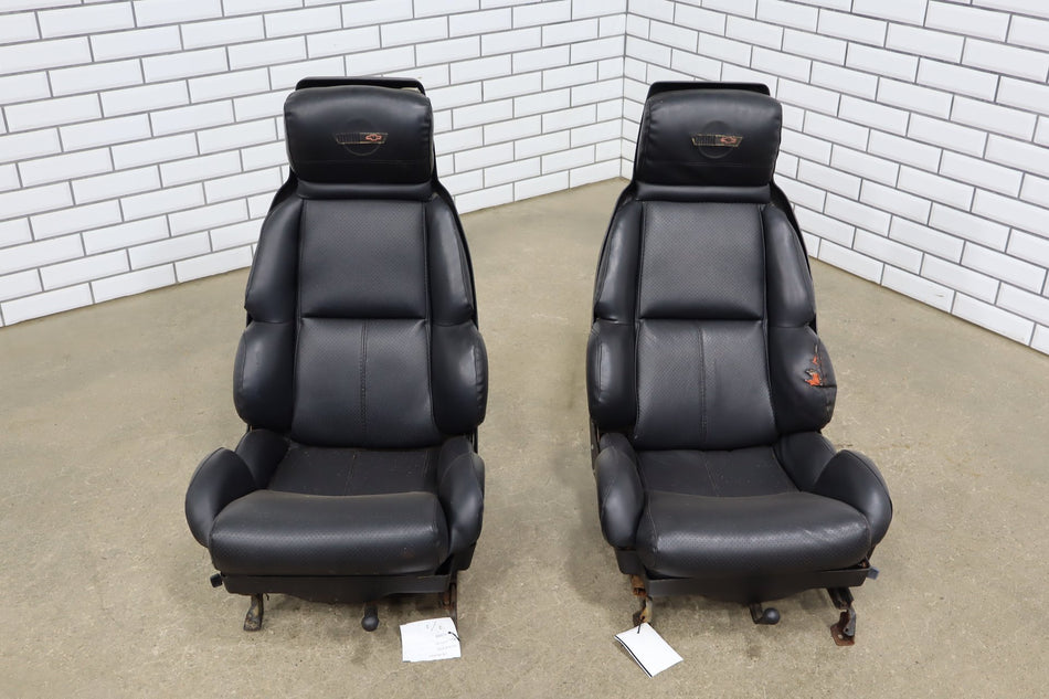 1989-1993 Chevrolet Corvette C4 Power Leather Seats Set