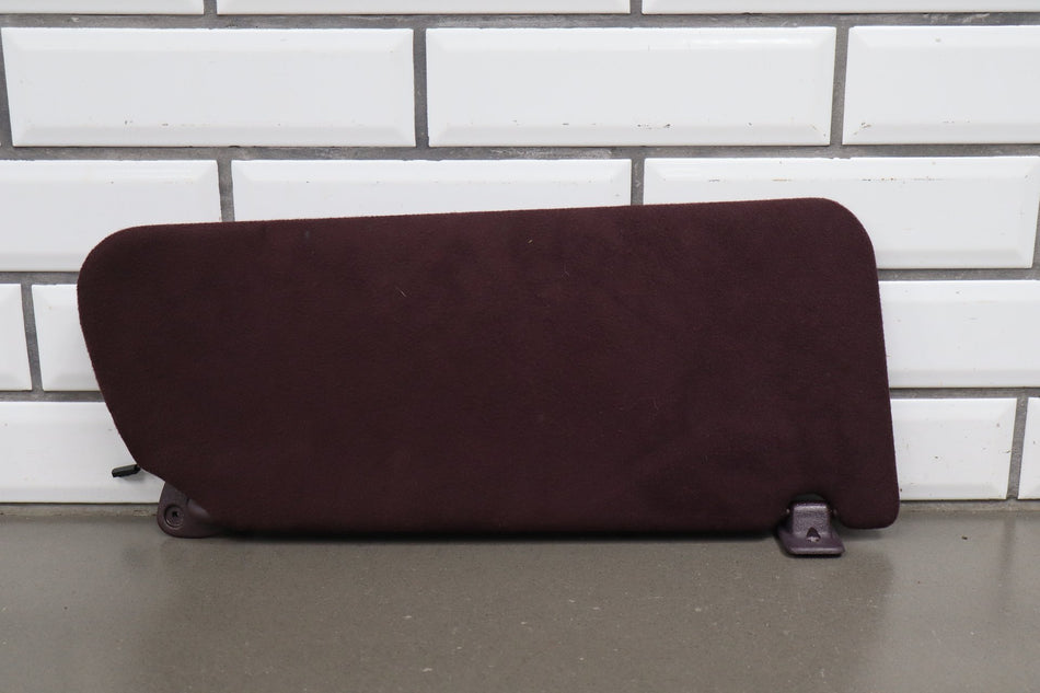 1993-1996 Cadillac Fleetwood Sun Visor Pair Bordeaux Red 75