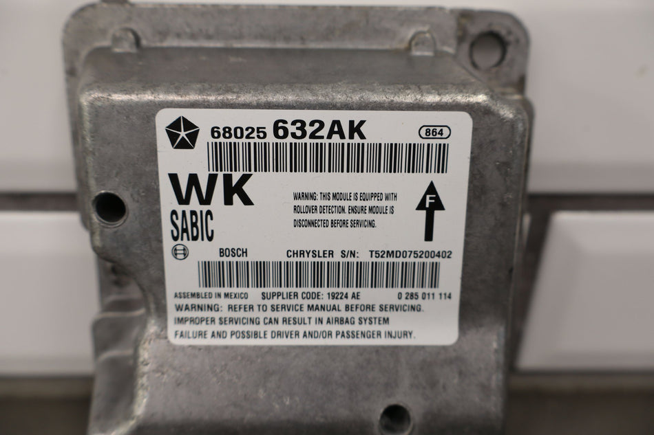 2012 Jeep Grand Cherokee- Airbag