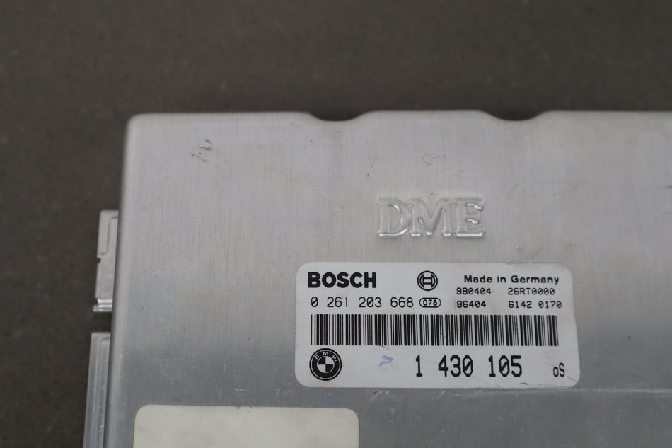 1998 BMW Z3 1.9LL M44 Engine Computer 1430105
