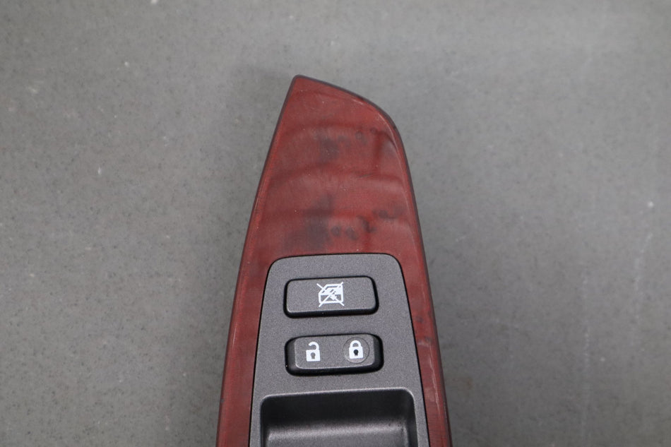 07-12 Lexus LS460 (XF40) L Master Window Switch W/ Wood Bezel Trim