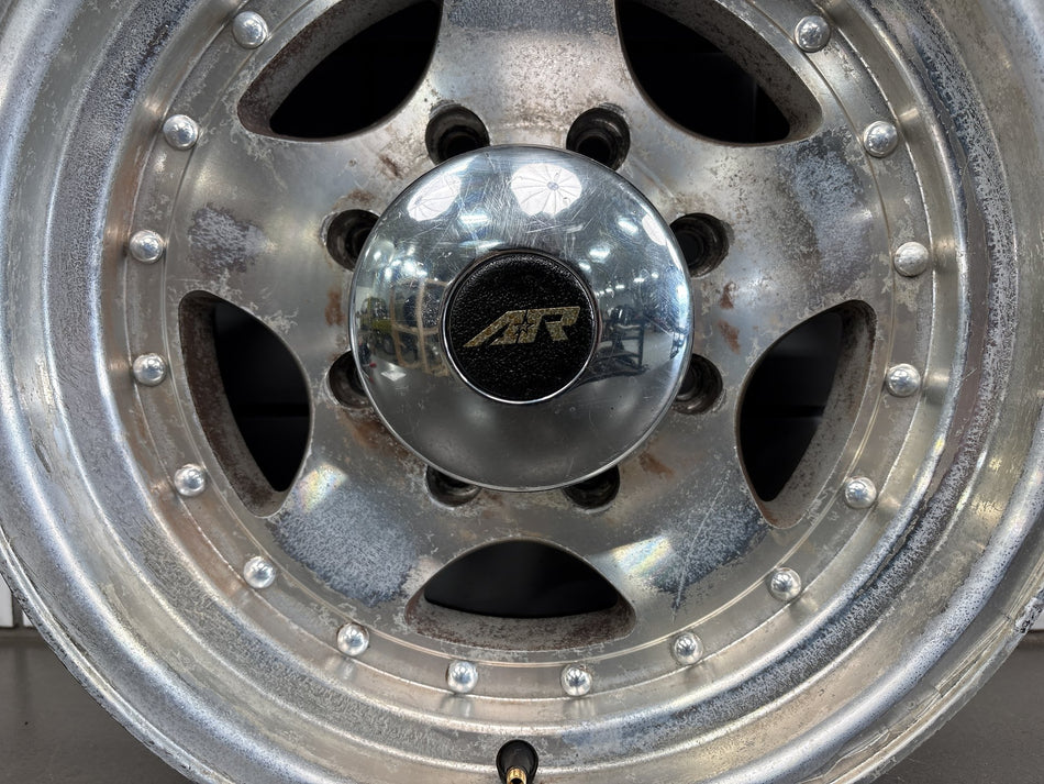 American Racing 23 16x8 Polished Alloy Wheel (1)