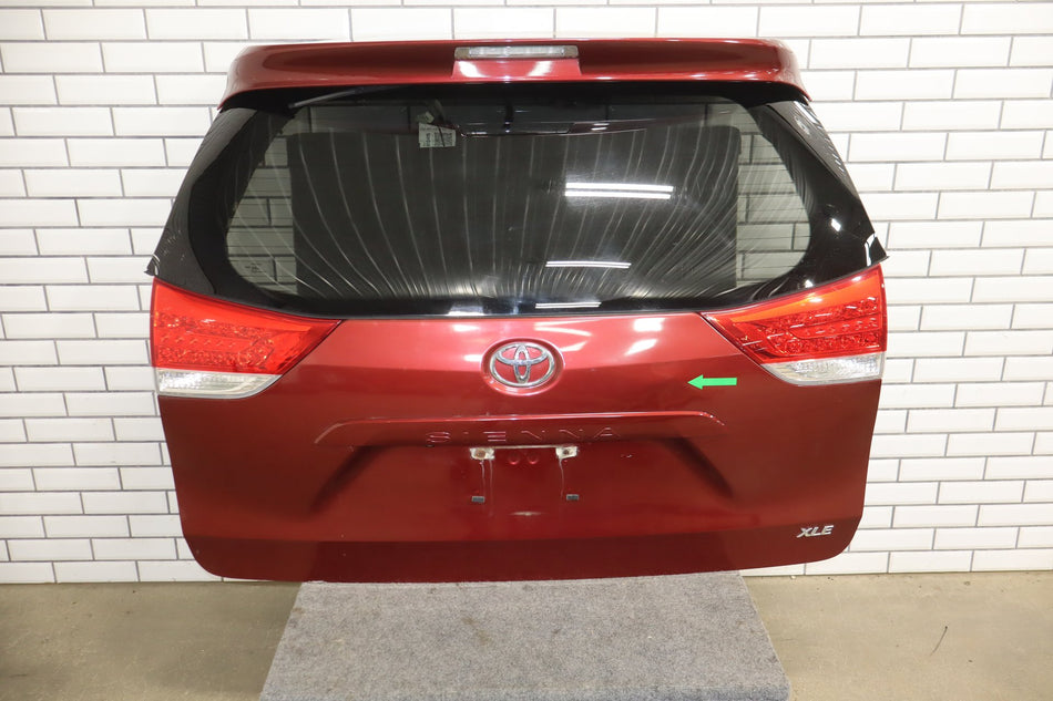 2012 Toyota Sienna XLE Decklid/Tailgate Salsa Red Pearl 3Q3