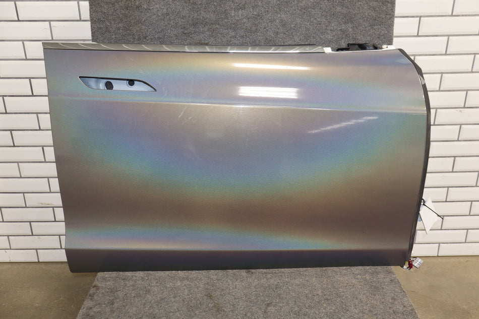 2012-2015 Tesla Model S Passenger Right Front Door Solid White PBCW