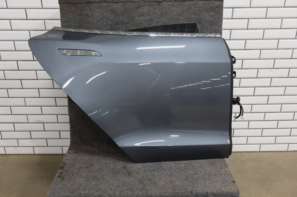 2012-2015 Tesla Model S Right Rear Door Dolphin Grey PMTG