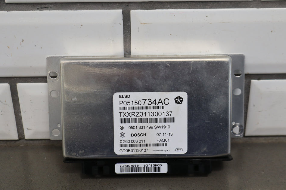 2014 Jeep Grand Cherokee SRT eLSD Control Module 05150734AC
