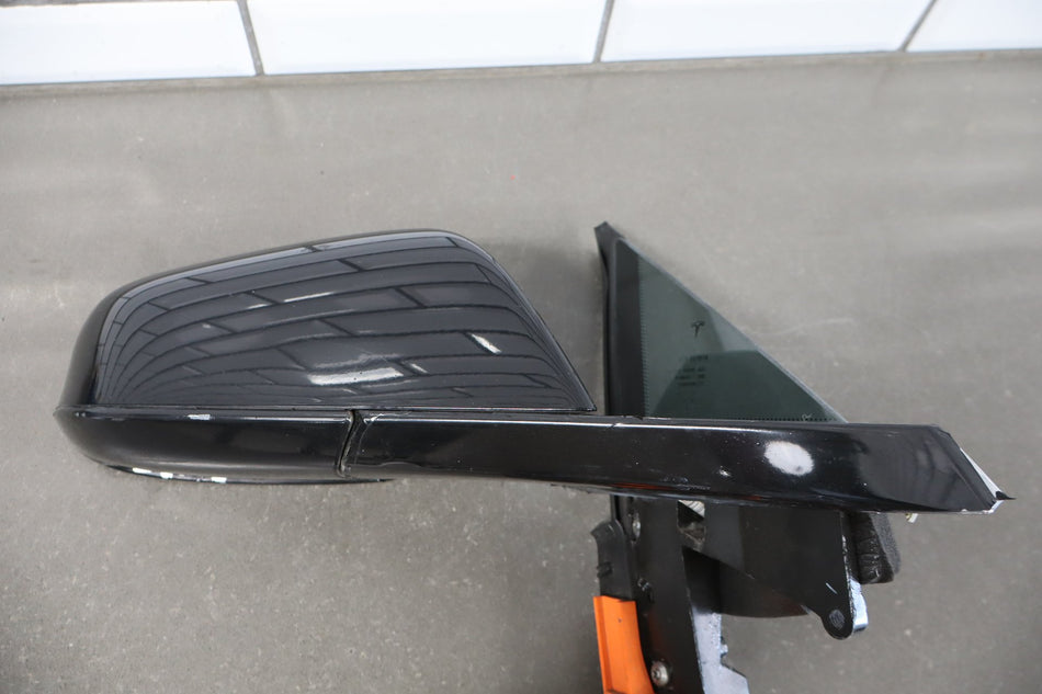 12-20 Tesla Model S Passenger Right RH Door Mirror Black PBSB
