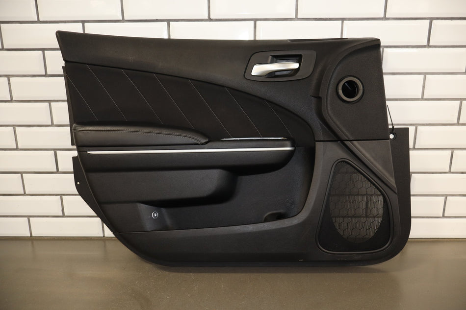 15-23 Dodge Charger Scat Pack Left Front Interior Trim Panel Black X9 Cloth