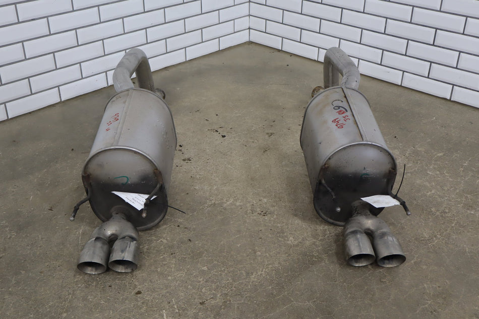 05-13 Chevy Corvette C6 OEM Muffler Pair LH RH