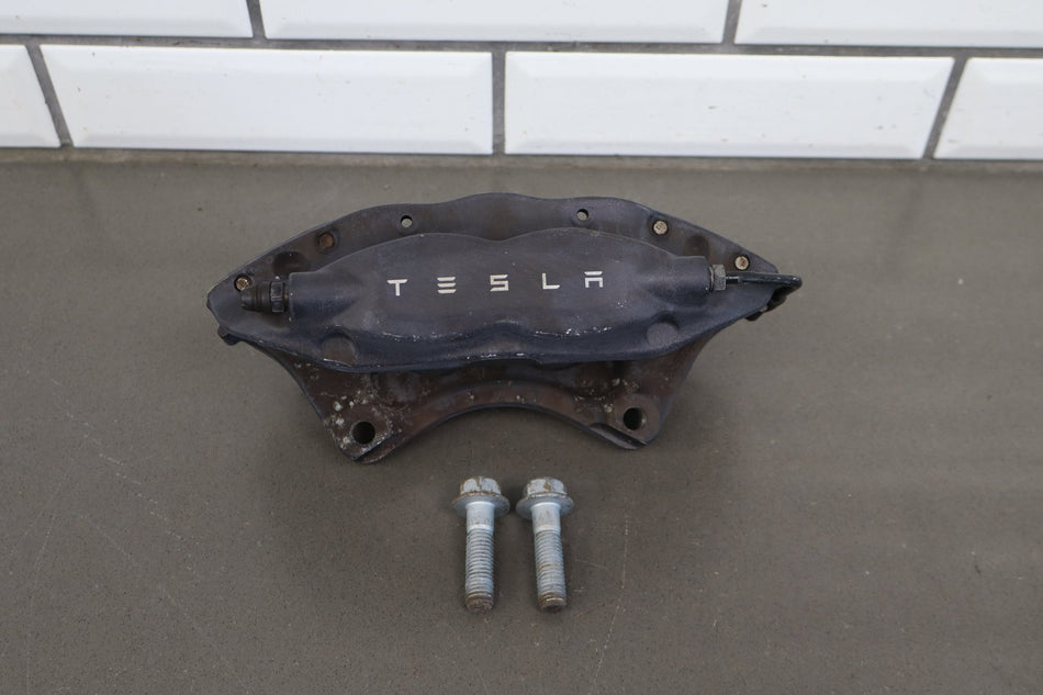 12-20 OEM Tesla Model S X Rear Left Driver Side Brake Caliper Brembo 4 Piston
