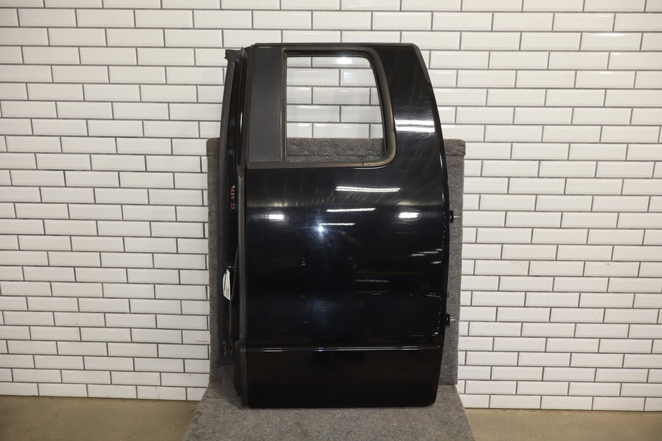 09-14 Ford F-150 Super Cab Left Rear Door Assembly Black UA