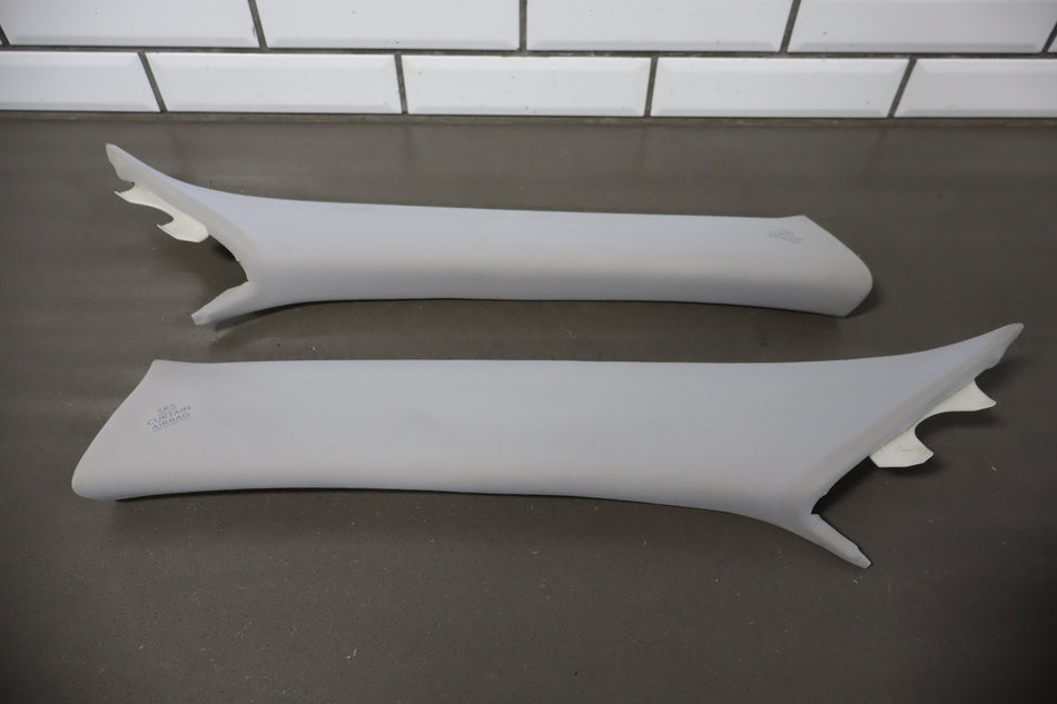 2012 Lexus LS460 Pair A Pillar Trim Grey 20