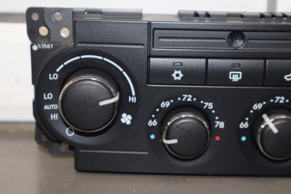 06-10 Dodge Charger SRT8 Dual Zone Climate Control Bezel